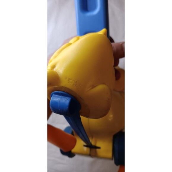 Vintage 1998 Walk 'n Waddle Duck w/ Baby Duckling Push Toy w/ Sound Fisher-Price - Picture 6 of 7